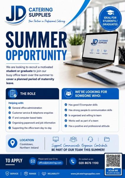 Summer opportunity.