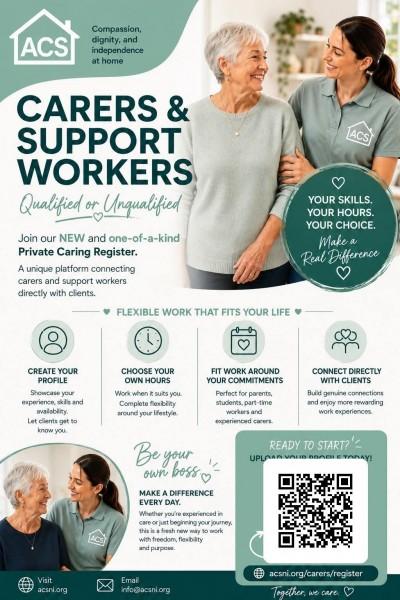 Carers and Support Workers required ??