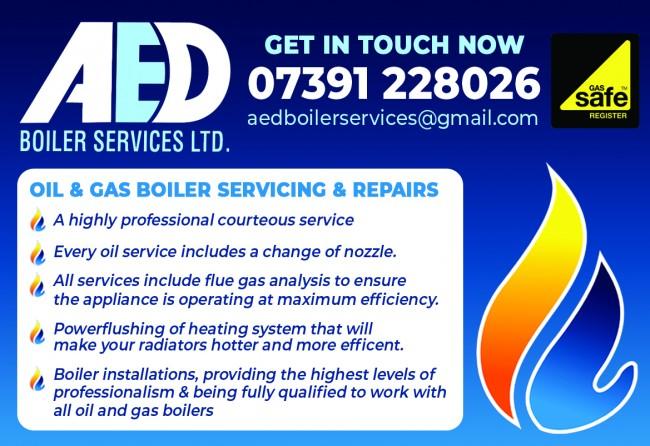 Oil and gas boiler servicing