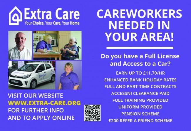 CARE WORKERS  In Cookstown and Magerafelt
