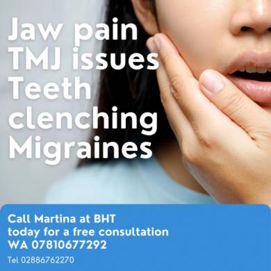 Jaw pain / TMJ / Teeth grinding / Headaches / Migraine 