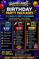 Birthday Parties at Gameland Cookstown.