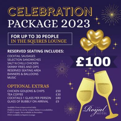 Celebration Package for 30 Guests